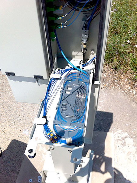 Fibre optique Montpellier | ASF SFR | Alignement brassage reseau fibre optique